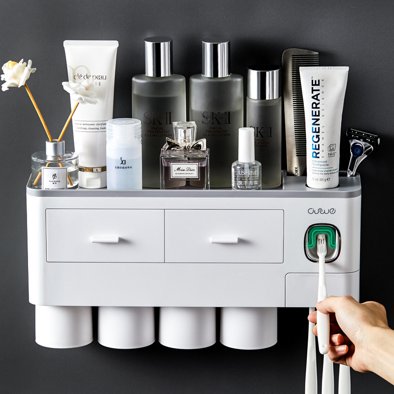 家用免打孔壁掛置物架 衛生間與洗漱臺收納神器全攻略